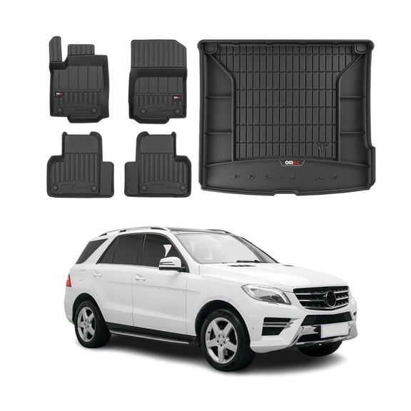 OMAC Premium Floor Mats & Cargo Liners for Mercedes ML Class W166 2012-2015