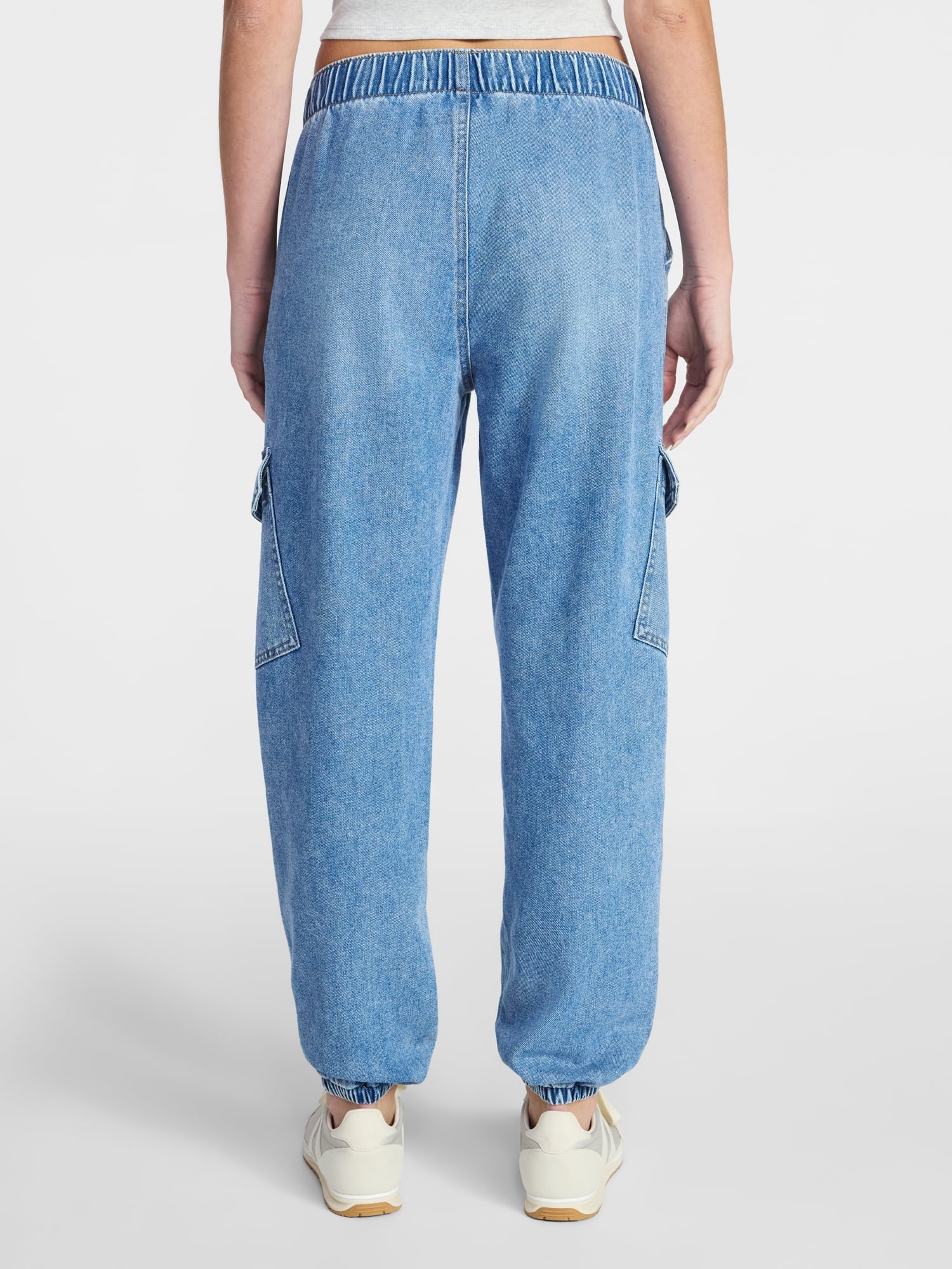 No Boundaries Cargo Jogger Pants, Women's