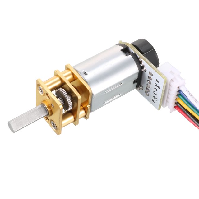Medición de velocidad de engranaje DC 6V 200RPM con encoder para avión modelo