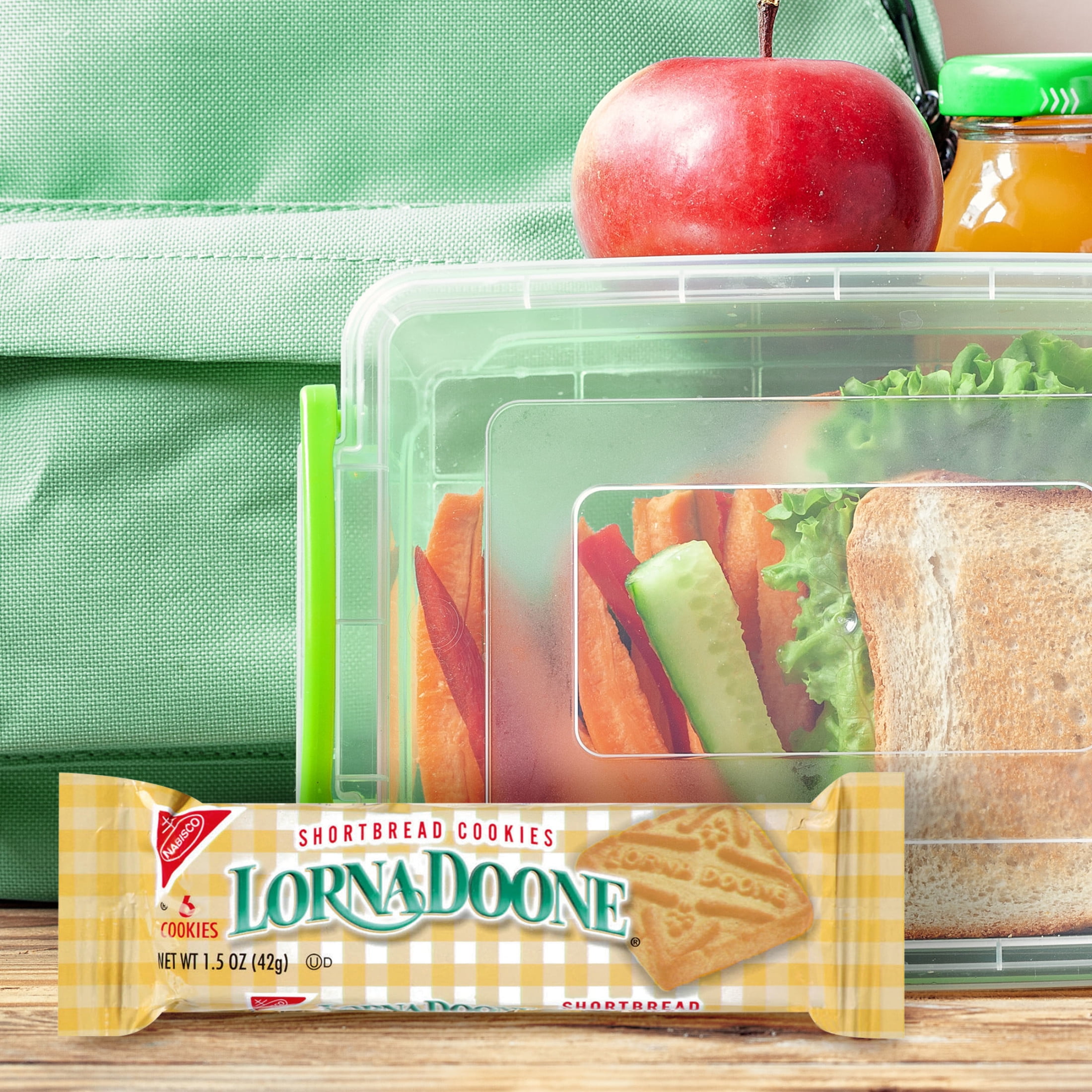 (6 pack) Lorna Doone Shortbread Cookies, 3 Snack Packs (6 Cookies Per Pack)