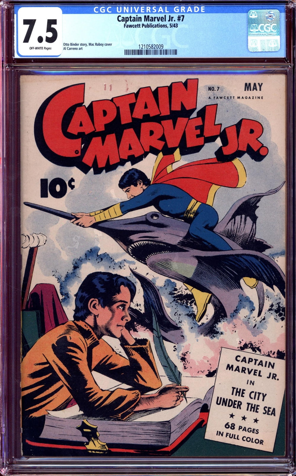 Cover of Captain Marvel Jr. #7