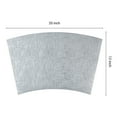 thumbnail image 4 of REGALWOVEN 6 Pack Place Mats Faux Leather Placemats for Kitchen Dining Table Decor Silver 20*12in, 4 of 7
