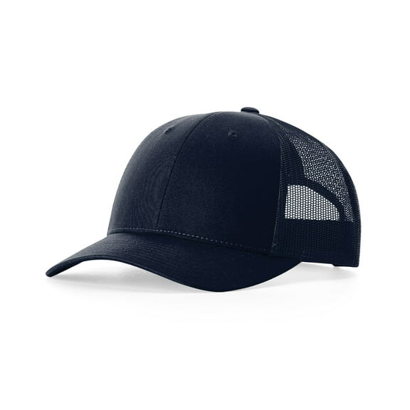 Richardson 115 Low Pro Trucker Caps - Navy