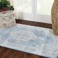 thumbnail image 7 of BNM Modern Medallion Indoor Area Rug, 3' x 5', Blue-Cream, 7 of 7