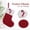 A009- I, variant on Christmas Stocking with Embroidered Alphabet Letter and Cozy Knit Texture for Student, Boys and Girls, Christmas Decoration
