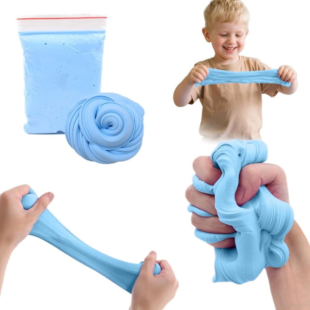 Feltree Pâte à Modeler Colorée Extensible Qui Ne Se Dépose Pas, Jouet avec Accessoires pour Bricolage et Soulagement du Stress Sensoriel