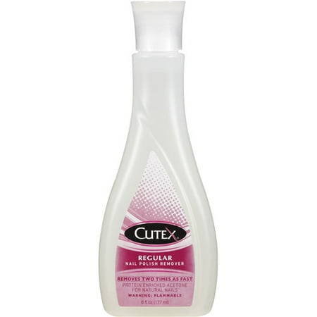 Cutex Regular Nail Polish Remover, 6 fl oz