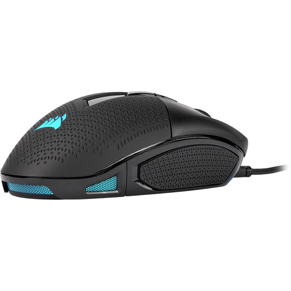 CORSAIR NIGHTSWORD RGB  Performance Tunable FPS/MOBA Gaming Mouse, Black, Backlit RGB LED, 18000 dpi, Optical