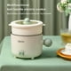 thumbnail image 5 of Inteprter Mini cocina eléctrica antiadherente multifuncional para hervir, enjuagar, guisar, freír, viajar, dormitorio, café, utensilios de Electrodomésticos Capa única verde, 5 of 6