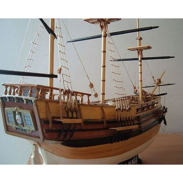 Mamoli MV20 - HMS Beagle - Wood Plank-On-Bulkhead Ship Model Kit - Scale  1/64 - Length 645 mm (26) 