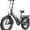 Black, variant on GOTRAX R3 Folding Electric Bike for Adults, 70-Mile Range, 500W, 20mph, 20" x 4" Fat Tires, Shimano 7-Speed, Dual Disc Brakes