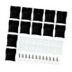 thumbnail image 4 of 12 pesas para cortinas de exterior resistentes y profesionales con abrazaderas. Negro, 4 of 9