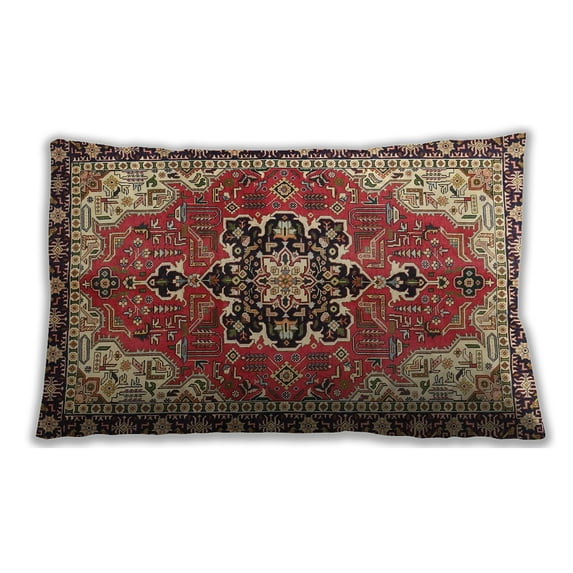 Ahgly Company Outdoor Rectangular Traditional Lumbar Throw Pillow, 13 inch by 19 inch