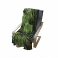 thumbnail image 4 of Jungle Soft Flannel Fleece Blanket, Deep Forest with Wooden Pier and River Refreshing Exotic Nature Wild Image, Cozy Plush for Indoor and Outdoor Use, 50" x 70", Hunter Green Brown, by Ambesonne, 4 of 6