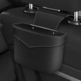 thumbnail image 6 of Darzheoy Car Trash Can, Leather Foldable Vehicle Seat Hanging Dustbin Container, Multi-Function Automotive Interior Garbage Storage Organizer Holder Bag Accessories, 6 of 6