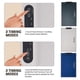 thumbnail image 2 of Food Warming Mat Fast Heating Silicone Electric Tray with 3 Temperature & Auto Shut-Off, Portable Roll-Up Design, 38x60cm, 2 of 5