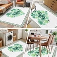 thumbnail image 5 of Area Rugs for Living Room 4x6 Ft, St Patrick's Day Non Slip Area Rugs for Kitchen Bedroom Entryway, Watercolor Lucky Shamrocks Heart Washable Carpet Runner Rug Floor Mats for Bedroom Home Decor, 5 of 8