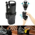 thumbnail image 4 of MesaSe Car Cup Holder Expander Adapter  TSV 2 in 1 Multifunctional Dual Cup Mount Extender Organizer for Vehicles  360°Rotating Adjustable Base  for 20 oz 3.0”-5.9” Coffee Drinks Bottles, 4 of 7