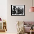 thumbnail image 3 of Historic Framed Print, Pull's Ferry, Norwich [boats at small ferry slip in Norfolk, England], 17-7/8" x 21-7/8", 3 of 9