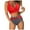 Rouge, variante sur Maillot de Bain Bikini Taille Haute pour Femmes Hauts Juniors Deux Maillots de Bain Mignons pour Femmes avec Shorts Rétro Froncé Deux Pièces Haut de Maillot de Bain 18w Shorts de Bain pour Femmes 10 Maillots de Bain Rehausseur