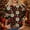 9# Deep Red, variant on Womens Christmas 3/4 Sleeve Shirt Crewneck Holiday Print Top 3XL
