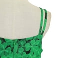 thumbnail image 7 of Bouanq St Patrick's Day Dresses for Women 2024,Women's Vintage Classic Dress Long Sleeve Shamrock Print V-Neck Swing Dress Holiday, 7 of 7