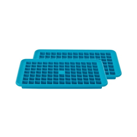 Mini Cube Tray, Dark Blue, Set of 2, Casabella Mini Cube Trays, Dark Blue, Set of 2 makes petite cubes for small glasses and containers By Casabella
