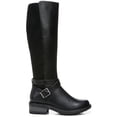 thumbnail image 2 of LifeStride Womens Karter Faux Leather Stretch Knee-High Boots, 2 of 3