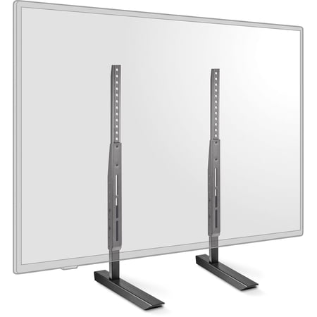 Insignia - Universal TV Feet Replacement Kit for TVs 49"-77" or 100 lbs - Black
