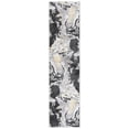 thumbnail image 2 of SAFAVIEH Amelia Morven Abstract Runner Rug, Charcoal/Gold, 2' x 8', 2 of 11