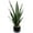 Green, variant on Artificial Snake Plant 22.5" Faux Agave Fake Sansevieria Artificial Potted Plants for Indoor and Outdoor Home Office Décor