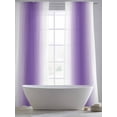 thumbnail image 6 of Purple White Ombre Semi Sheer Curtains 84 Inch Length 2 Panels Set, Modern Abstract Art Farmhouse Gradient Sheer Kitchen Curtain Privacy Voile Window Curtain for Living Room Bedroom Rod Pocket Drapes, 6 of 7