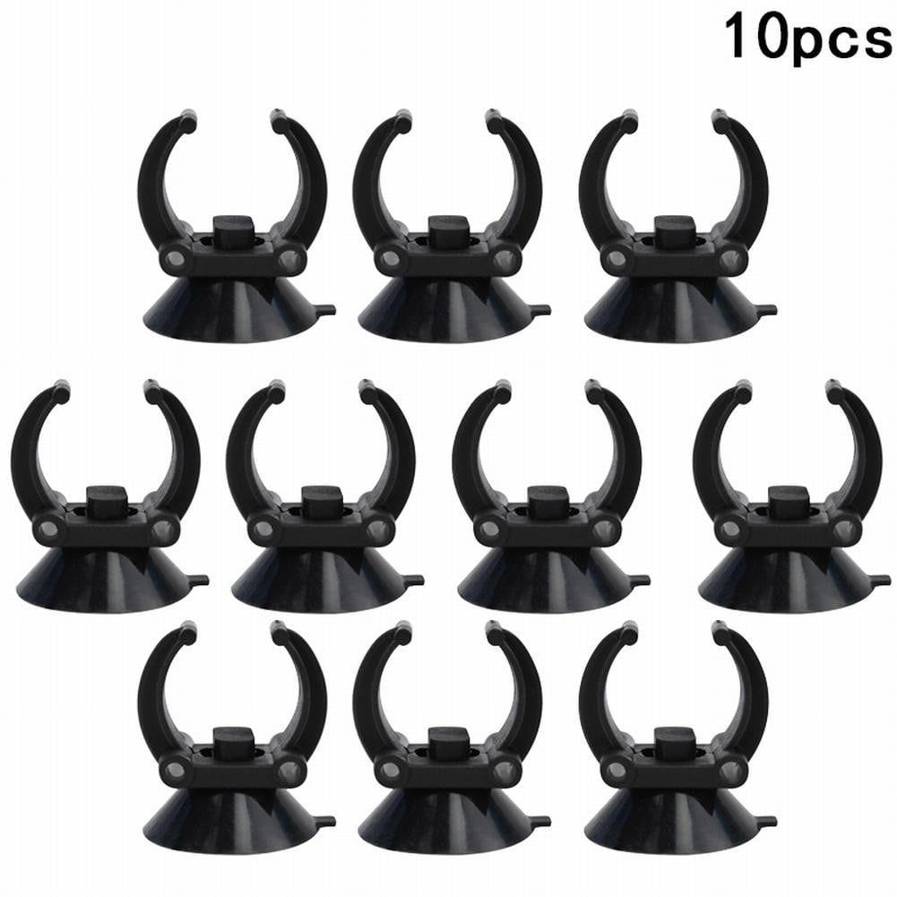 MYG 10 Pcs Ventouses pour Aquarium Clips de Ventouse pour Chauffage Pompe Tube