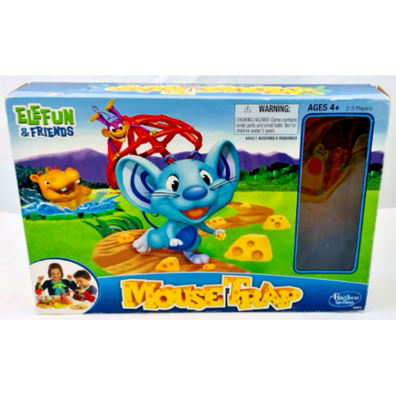 Pre-Owned Mouse Trap Game Elefun and Friends 2014 Complete Great Condition