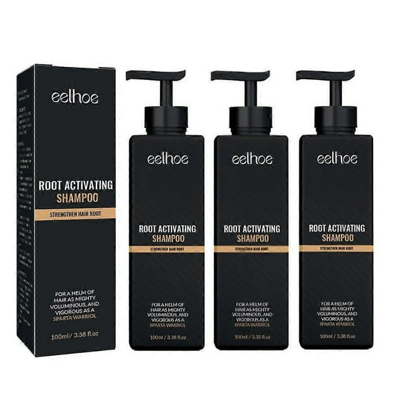 3pcs Root Activator Shampoo, SPARTAN Hair Loss Shampoo,Shampoo Root Activator