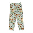 thumbnail image 6 of Uemuo Mushroom House Insect Frog Pattern Women's Wide Leg Palazzo Lounge Pants with Pockets Light Weight Loose Comfy Casual Pajama Pants-Small, 6 of 9