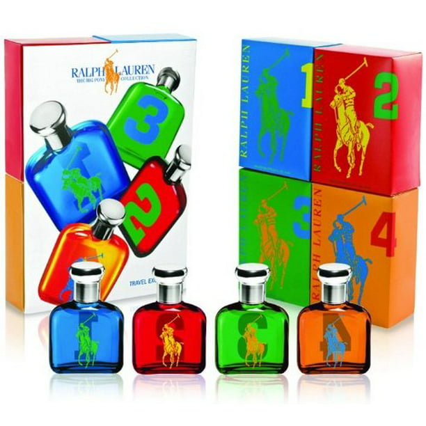Ralph Lauren The Big Pony Miniature Collection 4 Piece Mini Gift Set for  Men Perfume 