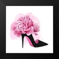 thumbnail image 2 of Popp, Grace 20x20 Black Modern Framed Museum Art Print Titled - Flower Heel II, 2 of 5