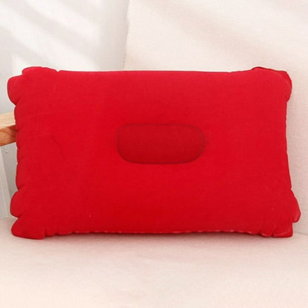 Inflatable Camping Travel Pillow Backpacking Portable Air Pillow Cushion Pillow Inflating Inflating Blow Up Pillow