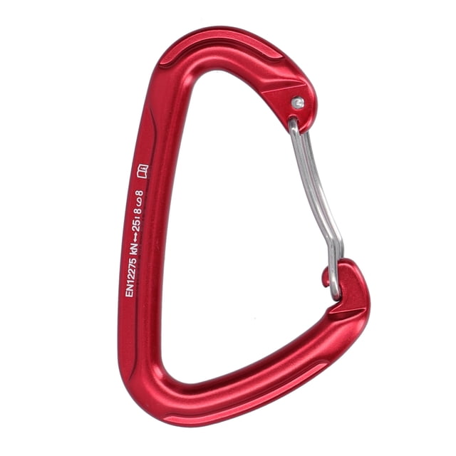 Climbing Hook, Durable Sturdy Elastic Lock Design Hiking Buckle For Mountaineering For Rock Climbing For Rappelling