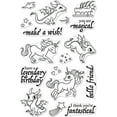 thumbnail image 3 of Hero Arts Clear Stamps 4"X6"-Dragons & Unicorns, 3 of 3
