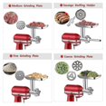thumbnail image 4 of Metal Food Grinder Attachment Compatible With Kitchenaid Stand Mixer,meat Grinder, 4 of 5
