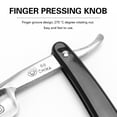 thumbnail image 2 of Barbershop Straight Razor 66 Shaving Classic Manual Barber Razors Folding Knife Stainless Steel Men Gift, 2 of 5