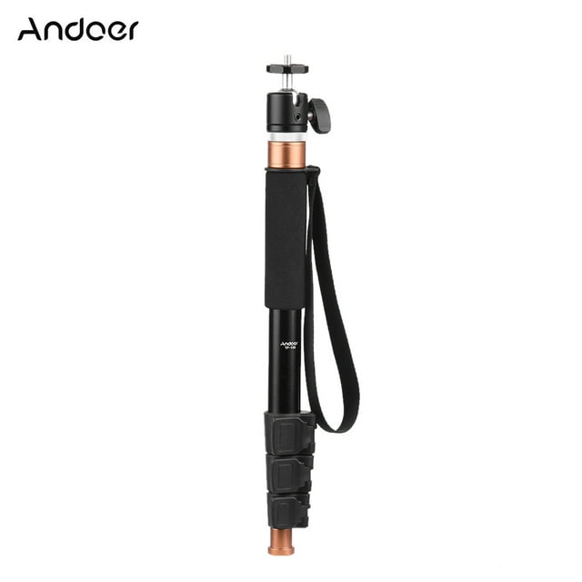 Andoer TP-148 94.6cm/37.2 Pouces Microphone Monopode Léger Réglable Perche Max. Charge 5kg pour Canon Nikon Sony Caméra & Microphone