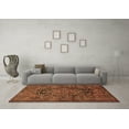 thumbnail image 3 of Ahgly Company Indoor Round Persian Brown Traditional Area Rugs, 7' Round, 3 of 4