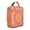 Orange-1, variant on Emotional Mandala Lunch Bag, Insulated Reusable Cooler Tote with Psychedelic Geometric Pattern, Waterproof Boho Folk Style Thermal Lunch Box
