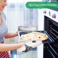 thumbnail image 2 of Yayeee Pot Holders Kitchen Heat Resistant with Pocket 7"x9.8" Cotton Oven Cooking Hot Pads, Black Cute Cat, 2 of 7