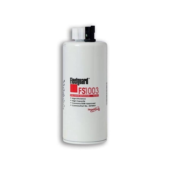 Fleetguard FS1003 Separator Fuel/Water Spin On (2 PACK )
