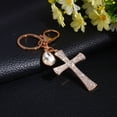 thumbnail image 4 of Cross Keychain, Pendant Holder Cute Bag Key Holder Gold Cross Keychain  For Phone Ring For Keychain Ring, 4 of 8