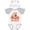 White & Heather w/ Ears, variant on Inktastic 2023 Chinese New Year Rabbit Boys or Girls Baby Bodysuit